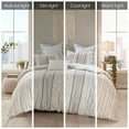thumbnail image 3 of INK? Cotton Duvet Cover Mini Set King/Cal King/Ivory, 3 of 5