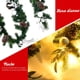 thumbnail image 4 of Guirnalda de Navidad Costway Iluminada 270 cm Con 50 Luces LED Piñas Pelotas Plateadas y Hojas, 4 of 7