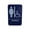 Blue, variant on Cal Royal Women ADA Restroom Sign, 6" x 9"