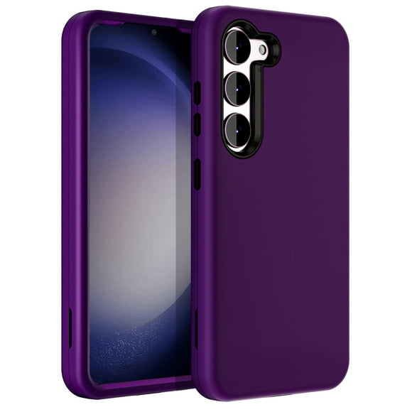 Pour Samsung Galaxy S23 (6,1 Pouces) Étui Hybride Antichoc Robuste Étui Rigide --Violet