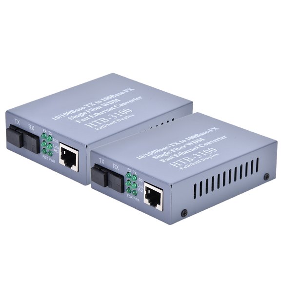 Convertidor Ethernet de 100 megabits Transceptor de fibra óptica