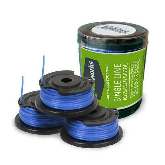Greenworks 0.065" x 20' Round String Trimmer Lines (3 Pack)