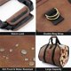 thumbnail image 2 of Log Basket and Canvas Log Bag for Firewood, Extra Large Log Carrier, Fireplace Carry Bag, Indoor Firewood Baskets for Camping. Canvas bag for wood, 2 of 5