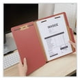 thumbnail image 3 of Universal UNV10408 2 Dividers 6 Fasteners Heavy-Duty Pressboard Cover Letter Size Six-Section Classification Folders - Brick Red (20/Box), 3 of 7