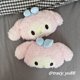 thumbnail image 4 of TAKARA TOMY-peluche de My Melody para niña, cojín suave y cómodo para la espalda, peludo, Kawaii, regalos de navidad, 4 of 5