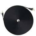 thumbnail image 1 of fastboy Cat7 Type Network Cable Home Office Hotel Flat Internet Cable Ethernet Cord Flat Type, Black, 15 Meter, 1 of 5