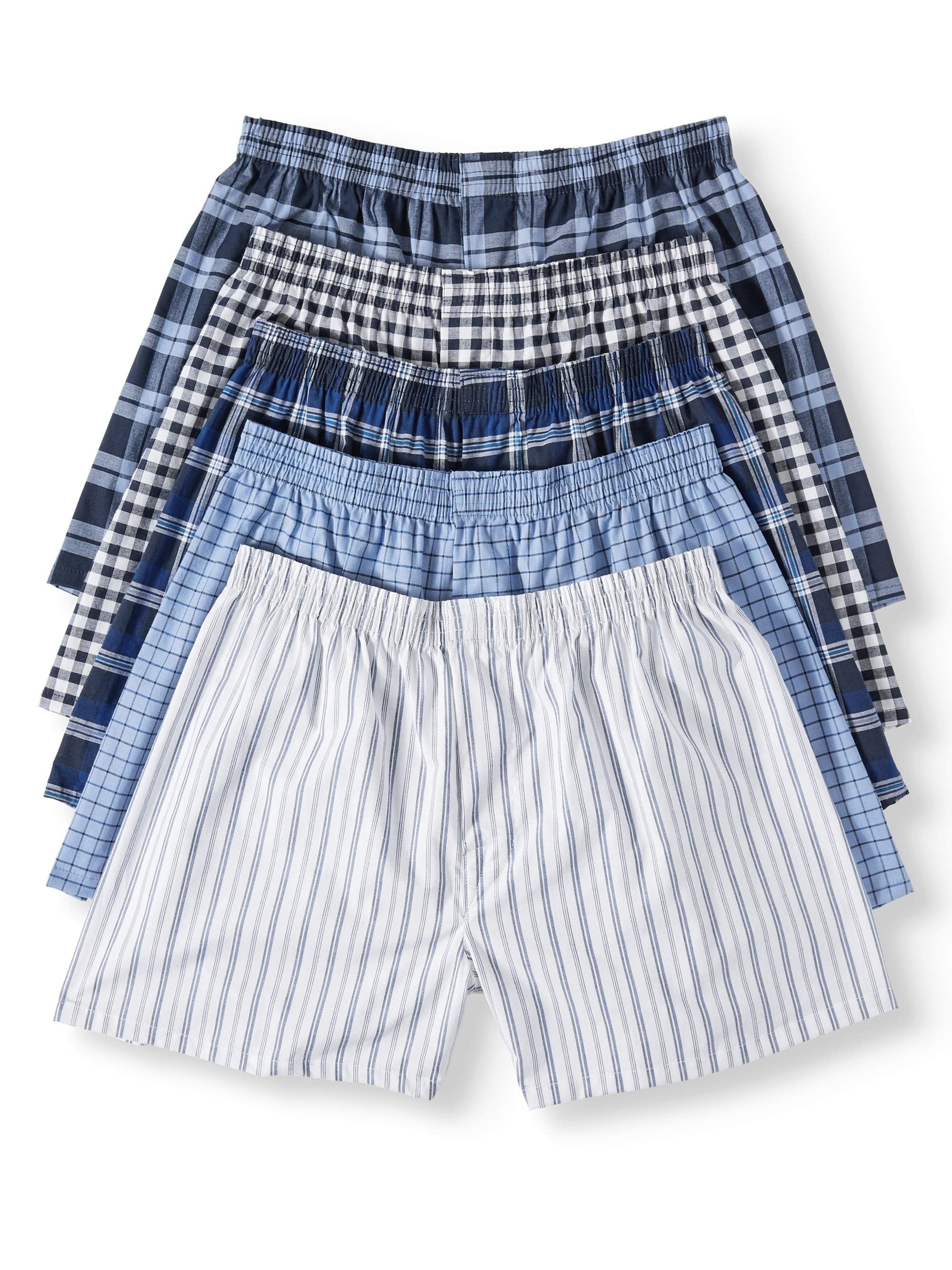 GEORGE 5-PACK TARTAN STRETCH BOXER