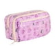 thumbnail image 1 of Estuche para lápices, bolsa de maquillaje, bolsa de cosméticos, bolsa de papelería para niños, adultos, estudiantes Carpincho violeta, 1 of 8