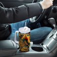 thumbnail image 4 of Yayeee 40oz Double-Wall Insulated Stainless Steel Tumbler with Handle Bottle, Retro Abstract Eagle, 4 of 8
