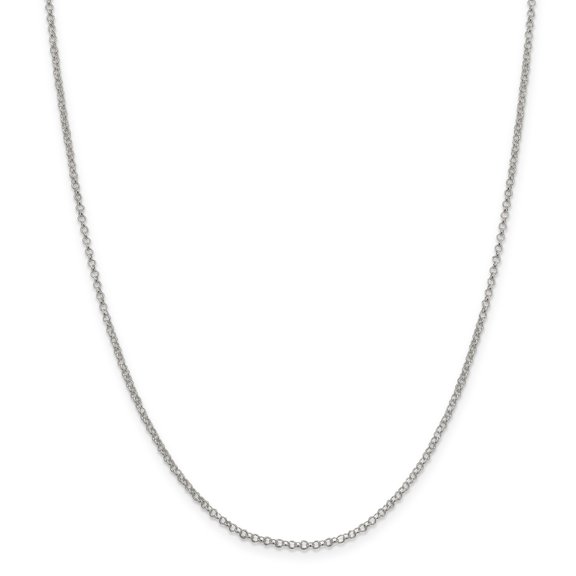 Beautiful Sterling Silver 2mm Rolo Chain