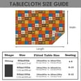 thumbnail image 4 of Fall Tablecloth Rectangle, Thanksgiving Tablecloth Rectangle Fall Plaid Table Cloths for Fall Thanksgiving Kitchen Decor 60x120 Inch, 4 of 6
