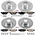thumbnail image 3 of PowerStop Front and Rear Z23 Evolution Sport Carbon-Fiber Ceramic Brake Pad and Drilled & Slotted Rotor Kit Fits: BMW Select Models K4106, 3 of 10