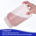 thumbnail image 4 of Uxcell Bouteilles de Réactif 2000ml, Bouteilles Rondes à Grand Ouverture en HDPE avec Bouchon à Vis Translucide Blanc, 4 of 6