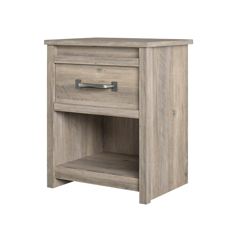 Better homes and gardens rustic gray nightstand discount