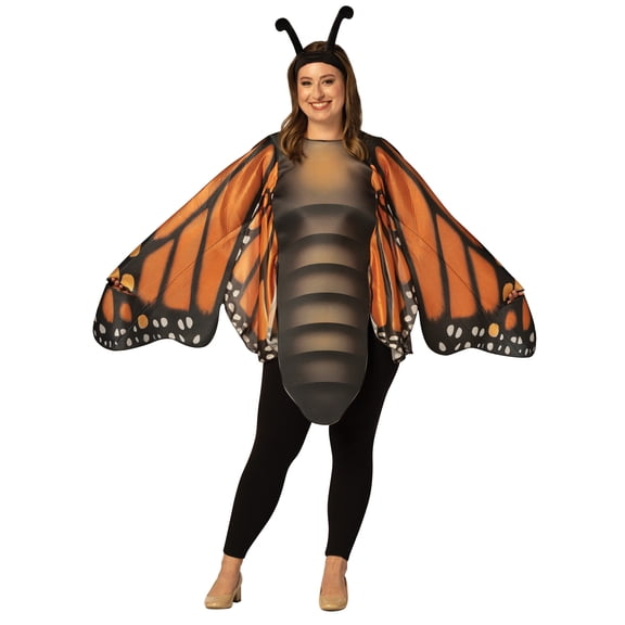 Imposta Costumes Monarch Butterfly Halloween Costume, Multicolor, Men and Women, One Size Fits Most, 30103-OS