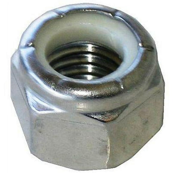 Drag Specialties DS-190527 Chrome Nylon Insert Nuts - 5/16in.-24