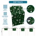 thumbnail image 6 of Green Christmas Table Runner 70 Inches Long Farmhouse Dress Scarves, Xmas Tree Snowflakes Winter Holiday Dining Tablerunner for Coffee Table/Kitchen Island/Party Décor, 13" x 70", 6 of 8