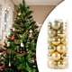 thumbnail image 5 of 24 bolas navideñas colgantes para bodas, fiestas y Año Nuevo. Oro, 5 of 7