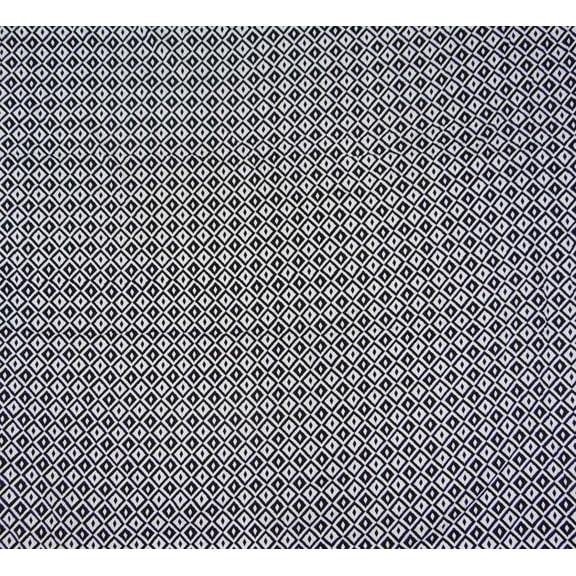 "44"Wide White Rayon Fabric Block Printed Sewing Material Fabric By The Yard"