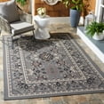 thumbnail image 2 of Safavieh Courtyard Angela Medallion Indoor/Outdoor Area Rug, Gray/Cream, 4' x 5'7", 2 of 11