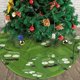 thumbnail image 3 of Falda para árbol de Navidad de Rick y Morty, suave y divertida, decoración navideña navideña de granja de 30", 3 of 4