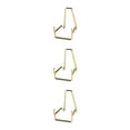 thumbnail image 1 of Baohd Iron Ores Stone Display Stand Desktop Rock Holder Decor Base Home Office Golden S 3Set, 1 of 6