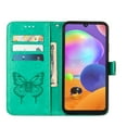 thumbnail image 5 of Galaxy A51 4G Wallet Case, Embossed Butterfly PU Leather Credit Card Holder Slots Full Body Protection Kickstand Flip Folio Shockproof TPU Phone Cover for Samsung Galaxy A51 4G, Green, 5 of 7
