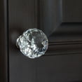 thumbnail image 3 of GlideRite 1-5/8 in. Round K9 Crystal Cabinet Knob, Polished Chrome Base, 3 of 4