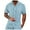 Light Blue, variant on Gyexs Mens Short Sleeve Shirts Button Down Yellow Breathable Cotton Shirts Comfortable Classic Fit Tshirt Holiday Men's Clothing, Size XL