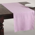 thumbnail image 3 of Saro Lifestyle Fringed Design Stone Washed Table Runner, 3 of 5