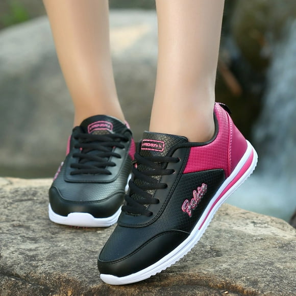 LSLJS Women's Ladies Fashion Flat Mixed Colors Running Sport Shoes Sneakers, Women's Sneakers