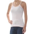 thumbnail image 2 of Free People Womens Ribbed Racerback Tank Top, Pink, XS/S, 2 of 3