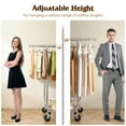 thumbnail image 5 of 610LBS Heavy Duty Clothes Rack with Wheels,Adjustable Commercial Garment Rack, 5 of 9