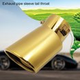 thumbnail image 4 of Essen Muffler Tip Golden Color Sound-absorbing Stainless Steel Wear-resistant for Corolla, 4 of 6