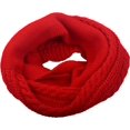 thumbnail image 1 of SURJDE Womens Thick Ribbed Knit Winter Infinity Circle Loop Scarf, 1 of 7