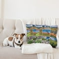 thumbnail image 4 of Ambesonne Nature Throw Pillow Cover 2 Pack, Springtime Countryside, 24", Multicolor, 4 of 5