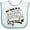 White and Blue, variant on Inktastic My Dad is a Fantasy Football Legend Boys or Girls Baby Bib