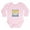 Petal Pink, variant on CafePress - I'm Not Ukrainian But I Support Ukraine Body Suit - Long Sleeve Cotton Baby Bodysuit