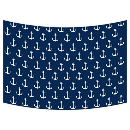 zkgk chevron marine nautical navy anchor tapestry wall hanging wall