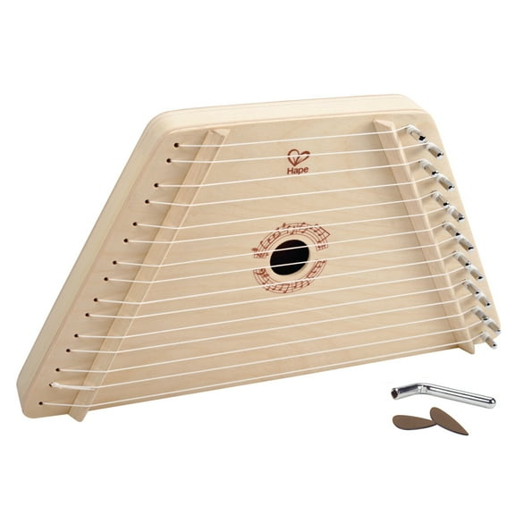 Hape Happy Harp Kid's Wooden Musical Instrument, Toddlers Ages 3 
