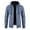 Blue, variant on Quinlirra Mens Winter Jackets Clearance Sale Men's Fashion And Winter Stand Collar Sweater Casual Fleece Jacket