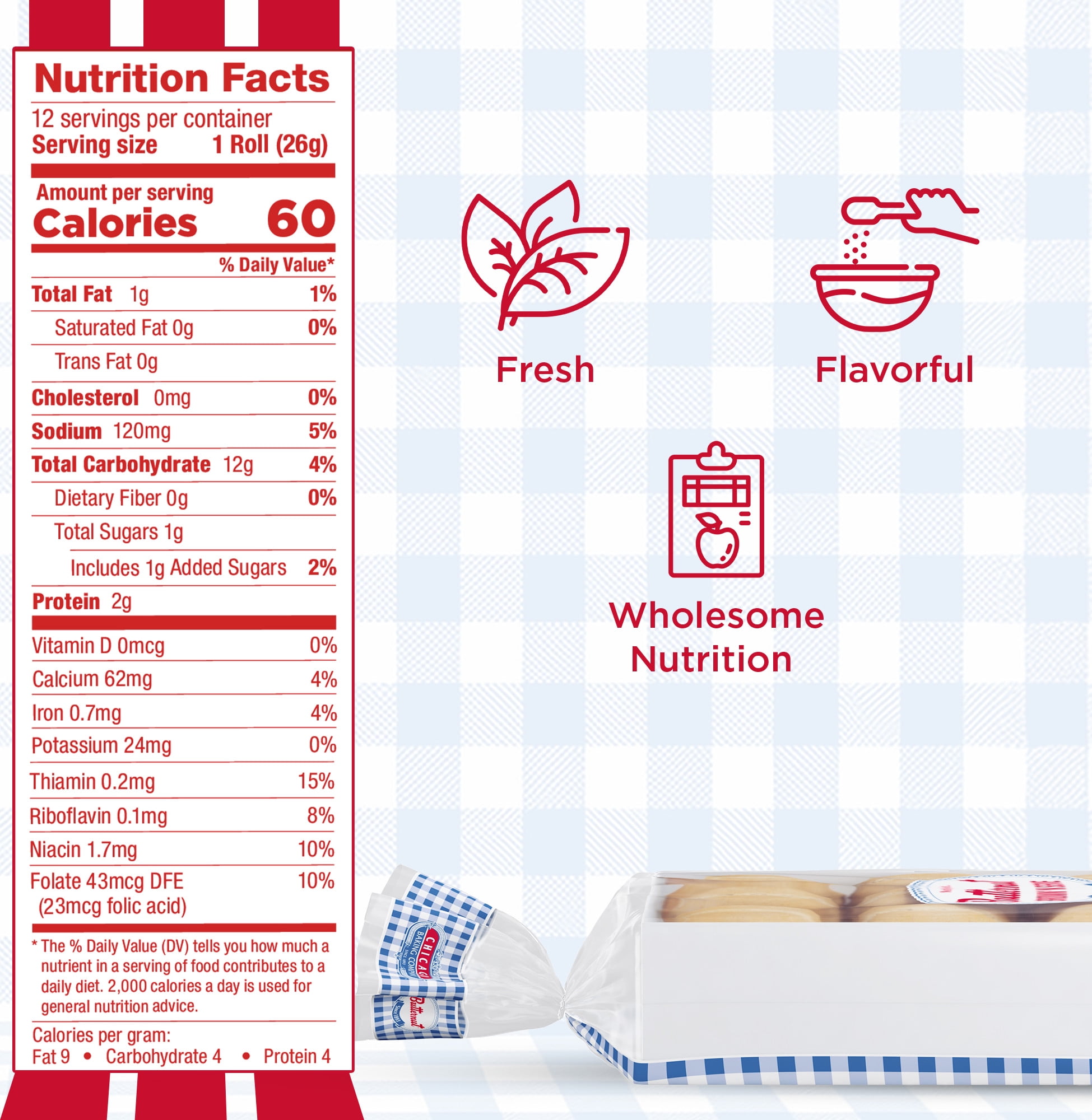 Butternut Brown 'n Serve Rolls, 11 oz, 12 Count