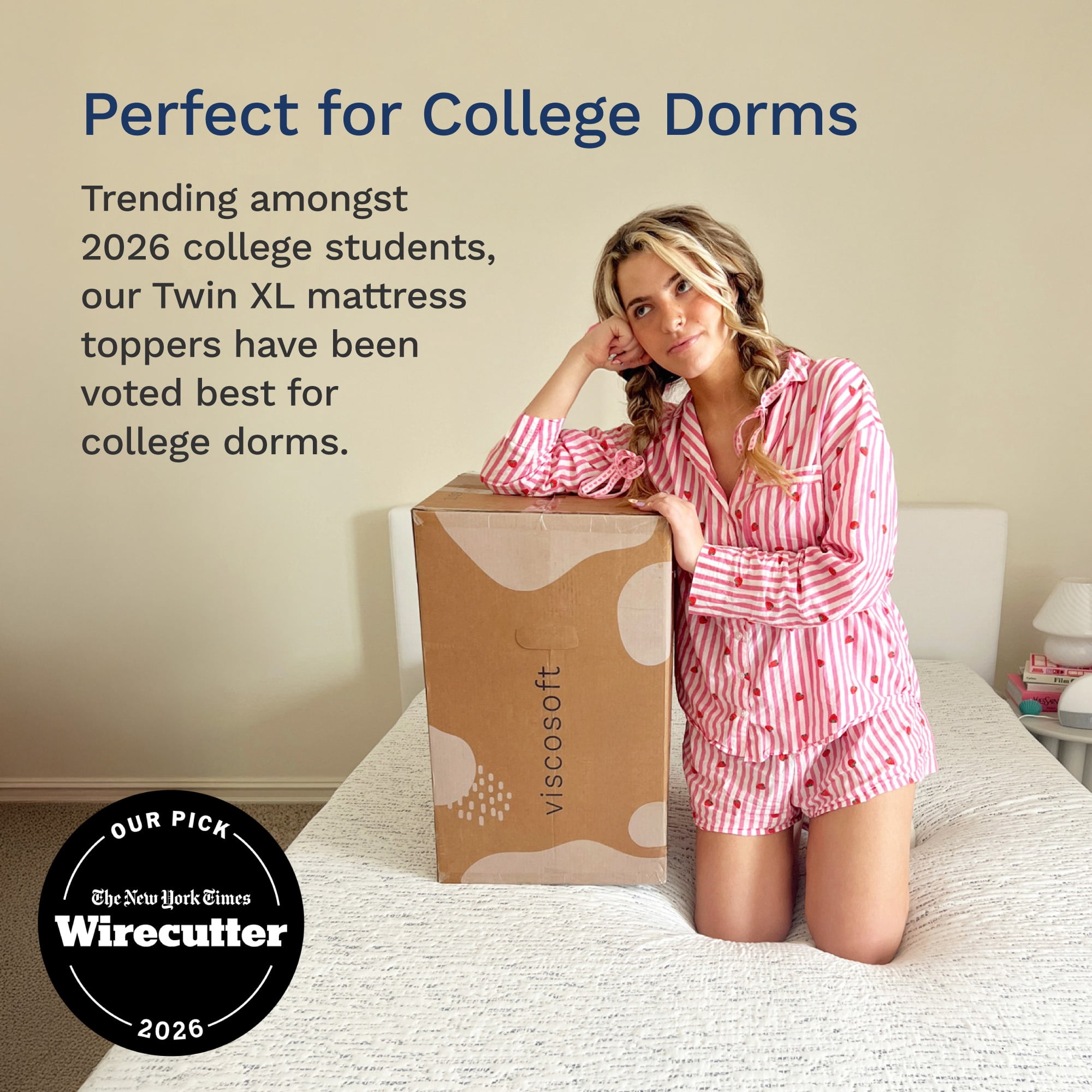 Viscosoft Restore HD Select High Density Memory Foam Mattress Topper, Twin XL, 3 Inch