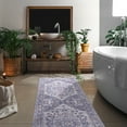 thumbnail image 3 of CAMILSON Machine Washable Rug Distressed Vintage Area Rugs Stain and Water Resistant Traditional Bohemian Indoor Carpet (2x6 2002-Grey), 3 of 8