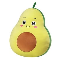 Creative Cute Avocado Shape Plush Pillow Toy Doll, Home Decorative Throw Pillow for Bed Sofa, 20Cm Size Soft Pp Cotton Filler Ideal for Girlfriends Valentine's Day Christmas Gifts
