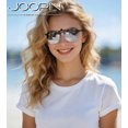 thumbnail image 2 of Joopin Polarized Clip on Sunglasses for Women Men Rimless Flip Up Anti-Glare Driving Glasses(Silver), 2 of 9