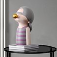 thumbnail image 4 of Resina Linda escultura pieza, moderno personaje de dibujos animados decorativo para el hogar, oficina, y escritorio, habitación de - C_Boy_Purple Sunnimix estatua de escultura de escritorio, 4 of 8