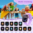 thumbnail image 4 of TOPCHANCES Kids Smart Watches, Touch Screen Smartwatch for  Boys Girls with 2-way Call, Dual Cameras, 31 Games, Music Player, Video, Educational Toys Gifts, Purple, 4 of 8