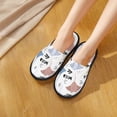 thumbnail image 4 of House Slippers for Women Men - stingrays scandinavian style cute Lightweight House Shoes Fuzzy Slippers, Soft Slip-On Cozy House Slippers for Woman Indoor Outdoor, 4 of 7