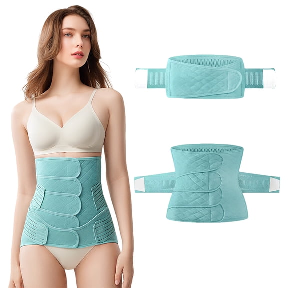 Postpartum abdominal binder -Breathable Compression Belt for Waist Slimming, Pelvic Support & Diastasis Recti Recovery